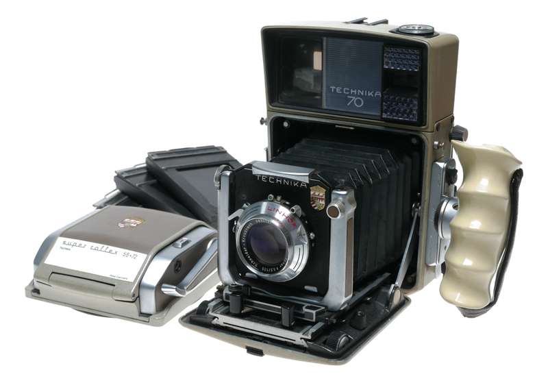Technika 70 Linhof camera Xenar 3.5 f=105mm schneider lens set