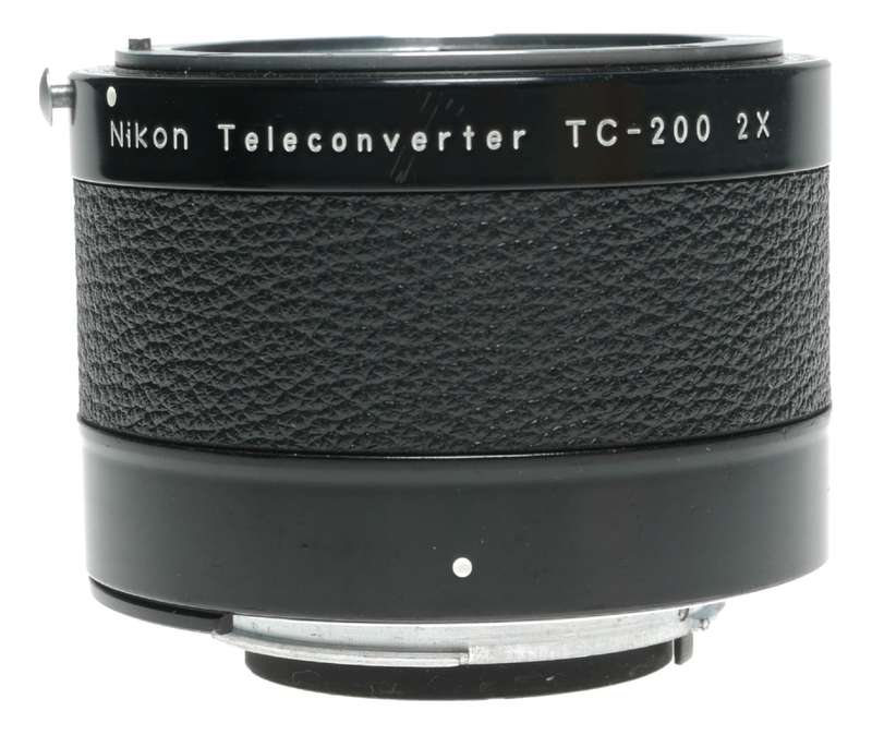 Nikon Teleconverter TC-200 2x camera SLR lens adapter vintage with caps