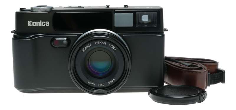 Konica Hexar 35mm Rangefinder Film Camera Black f2 35mm compact
