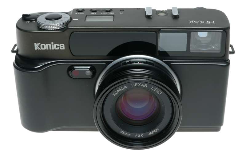 Konica Hexar 35mm Rangefinder Film Camera Black f2 35mm compact