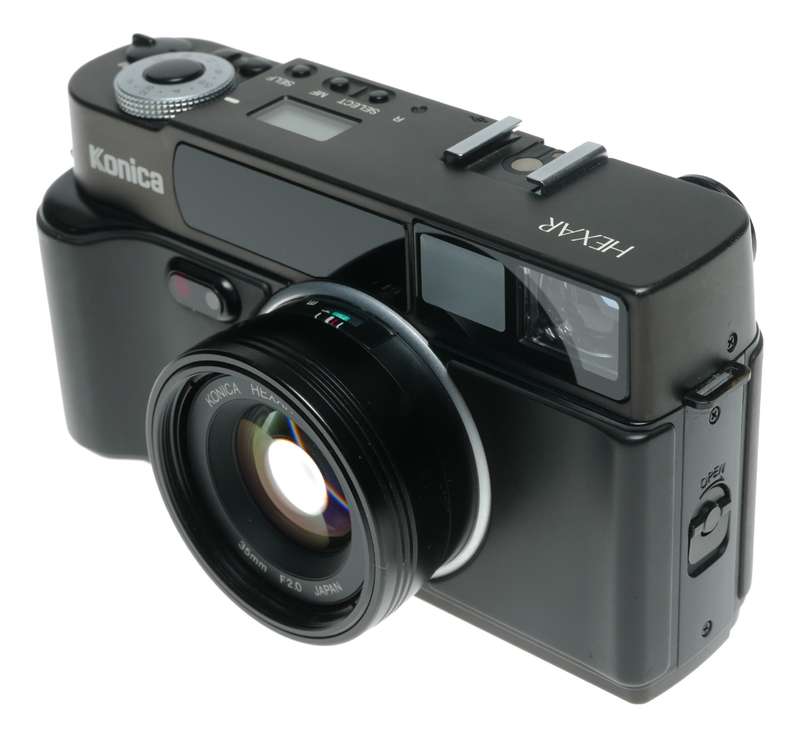Konica Hexar 35mm Rangefinder Film Camera Black f2 35mm compact