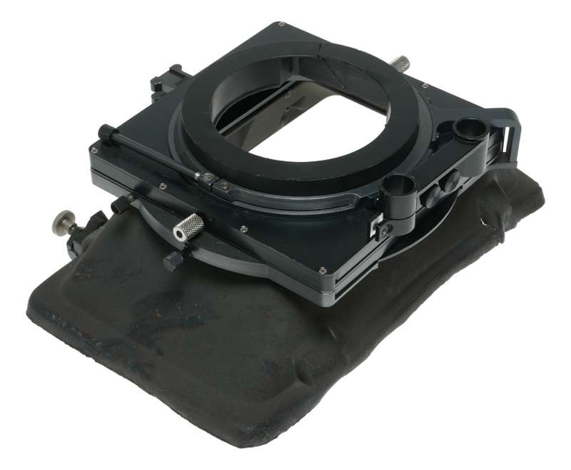 Van Diemen Arriflex Cine camera Matt Box filter holder with rails in used condition