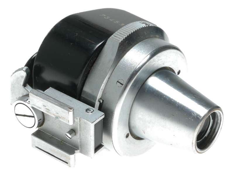 Leitz universal viewfinder fits Leica RF screw mount cameras