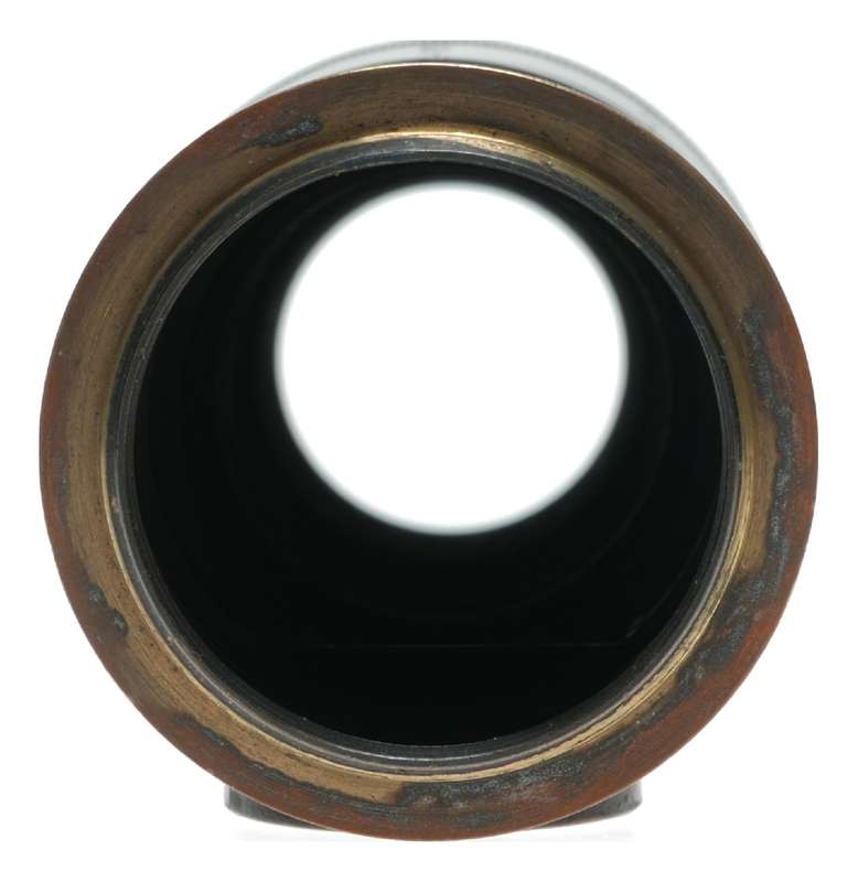 Leica Black Paint Pre war Elmar 135mm f4.5 lens # 962 with caps RF screw mount