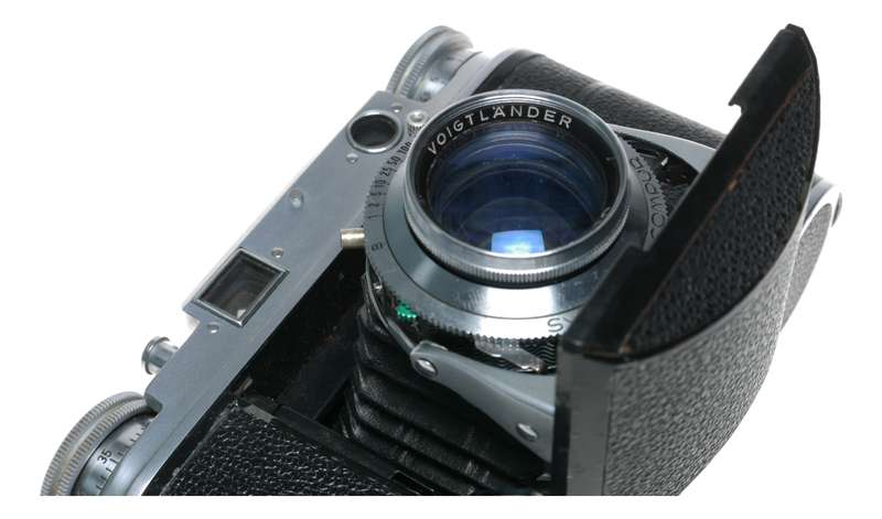 Voigtlander VITO III camera Ultron 2/50 mm Just serviced folding camera