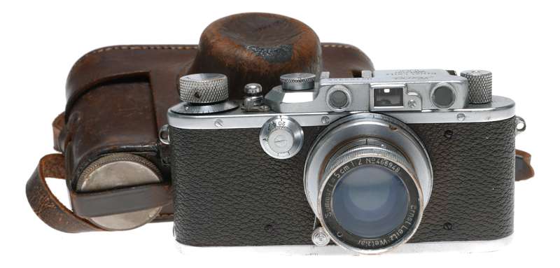 Leica III RF 35mm film camera Leitz Summar f=5cm 1:2 case CLA'd