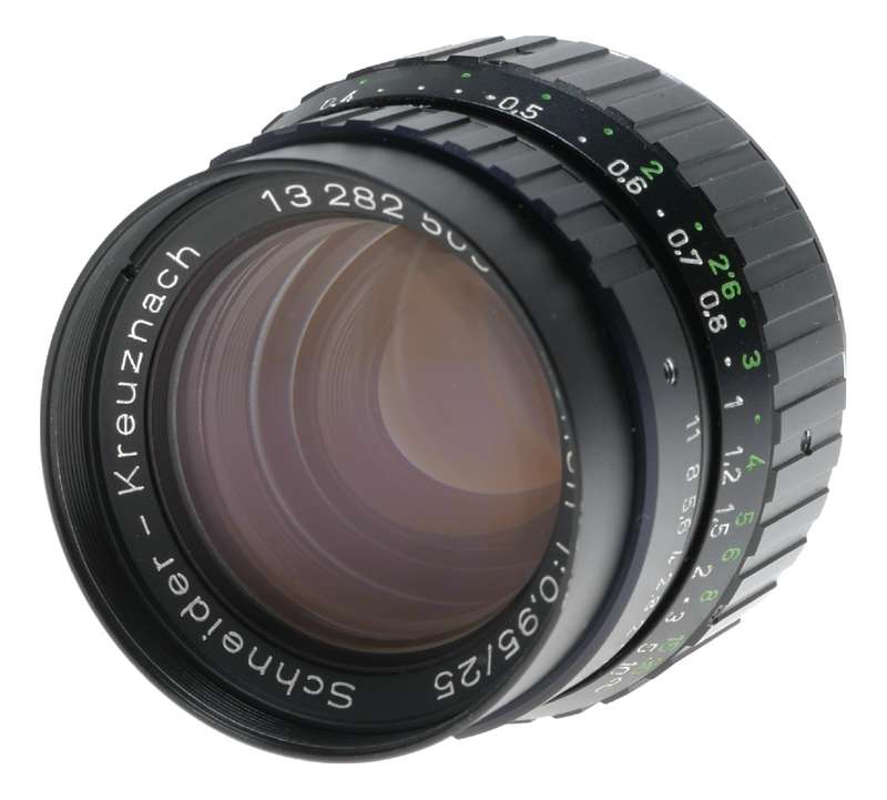 Xenon 1:0.95/25 Schneider C-mount f=25mm Pristine w/ Caps rare Prime