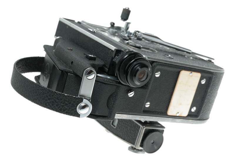 Bolex H16 Rex 5 film 16mm movie camera body 3 lens rotating turret