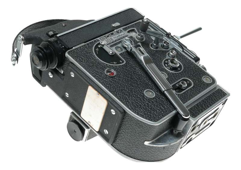 Bolex H16 Rex 5 film 16mm movie camera body 3 lens rotating turret