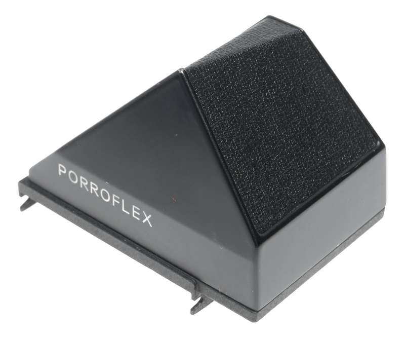 Poroflex Nippon Kogaku TLR view finder attachment for Mamiya