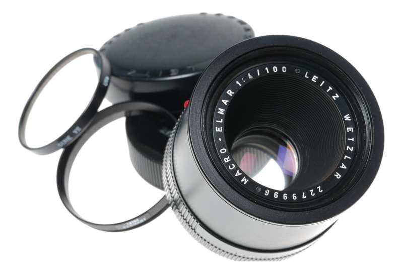 Macro-Elmar 1:4/100 Leitz Leicaflex 11230 Bellows SLR Leica lens boxed