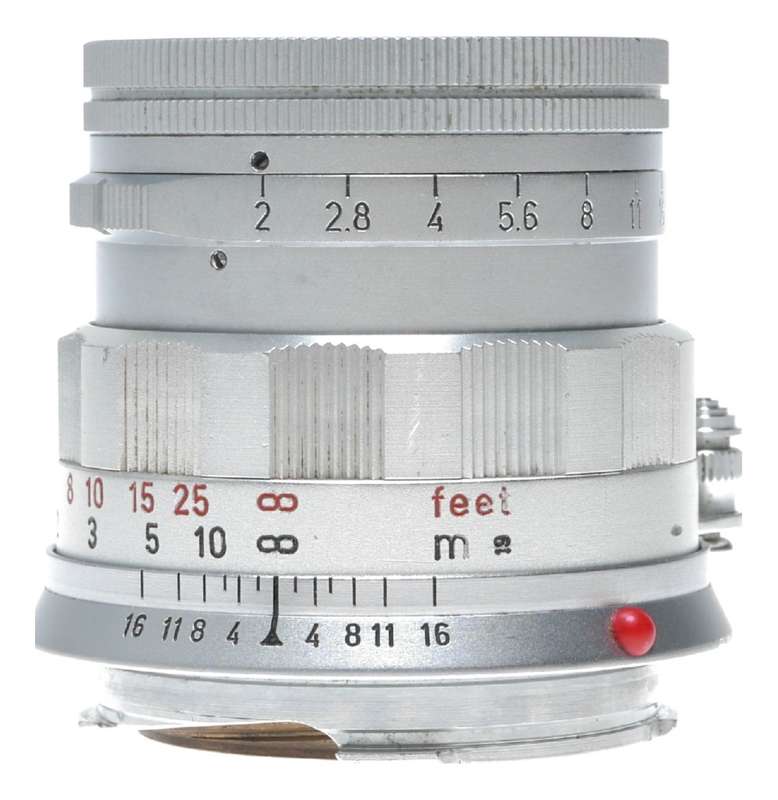 Leica M3 RF film camera Summicron 2/50mm vintage case filter caps box