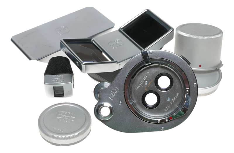 Zeiss Stereotar C 1:3.5 f=35mm Stereo camera twin lens Contax st 12617