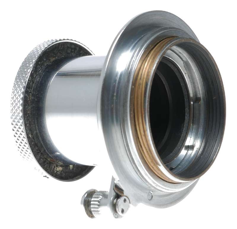 Leitz Elmar Red Scale 1:3.5 f=5cm M39 RF coupled with M adapter hood