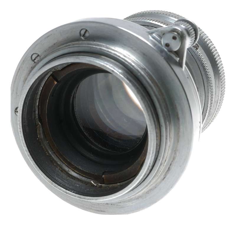 Summar f=5cm 1:2 Leitz Collapsible vintage Leica M39 lens w/ M-adapter cap