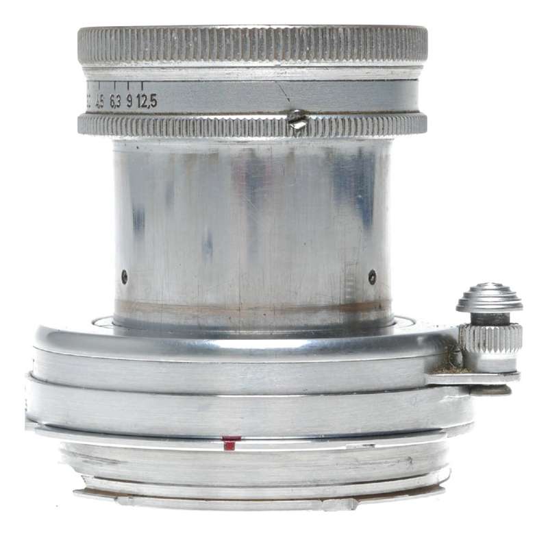 Summar f=5cm 1:2 Leitz Collapsible vintage Leica M39 lens w/ M-adapter cap