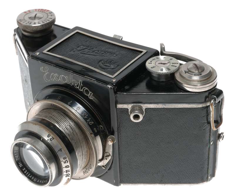 Exakta camera Trioplan 1:2.8 f=7.5cm Meyer Gorlitz rare lens