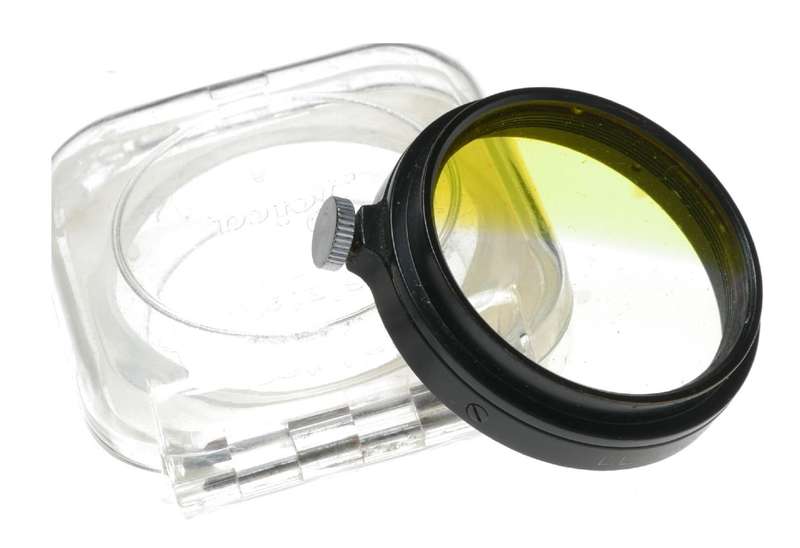 Leitz Oben yellow vintage camera lens filter