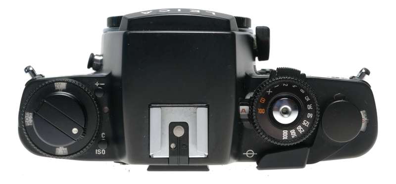 Leica R4 Black 35mm film camera body Leitz SLR strap and instruction manual