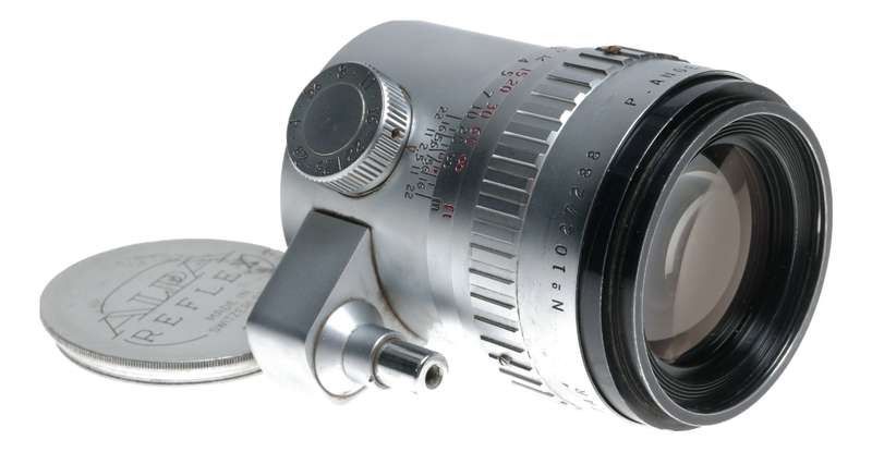 Alpa Alfitar 1:2.5/90 Vintage chrome camera lens 90mm prime