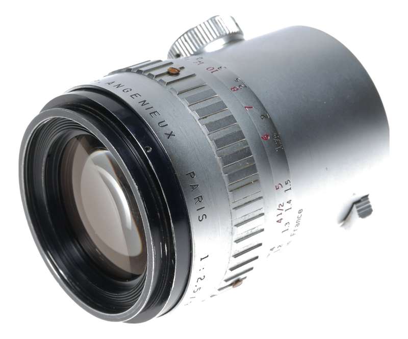 Alpa Alfitar 1:2.5/90 Vintage chrome camera lens 90mm prime