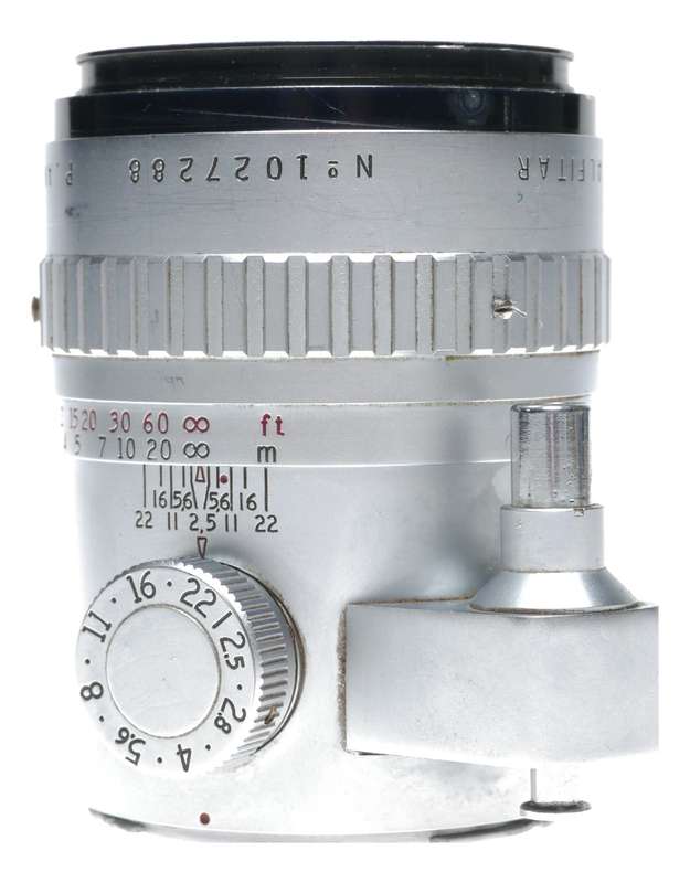 Alpa Alfitar 1:2.5/90 Vintage chrome camera lens 90mm prime