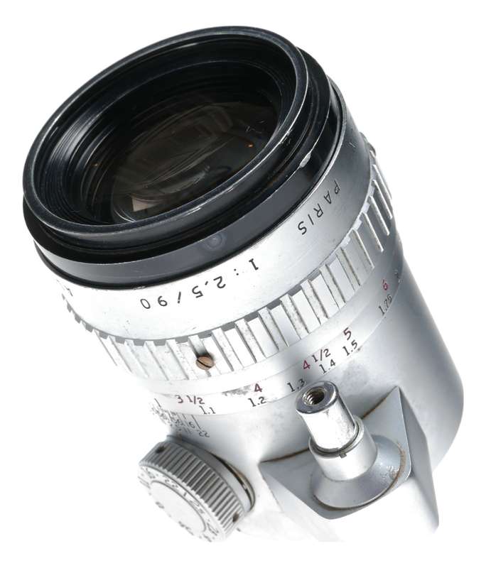Alpa Alfitar 1:2.5/90 Vintage chrome camera lens 90mm prime