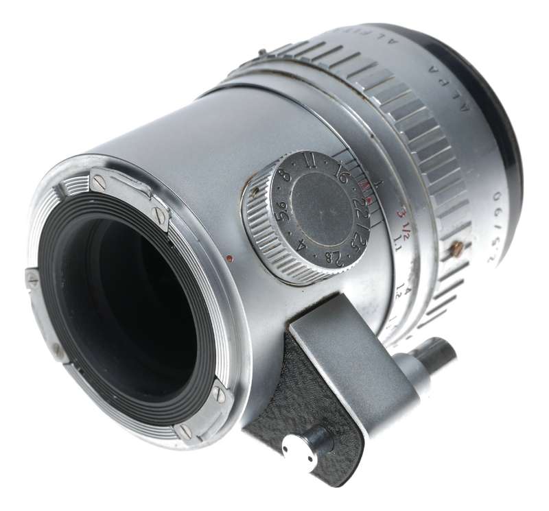 Alpa Alfitar 1:2.5/90 Vintage chrome camera lens 90mm prime
