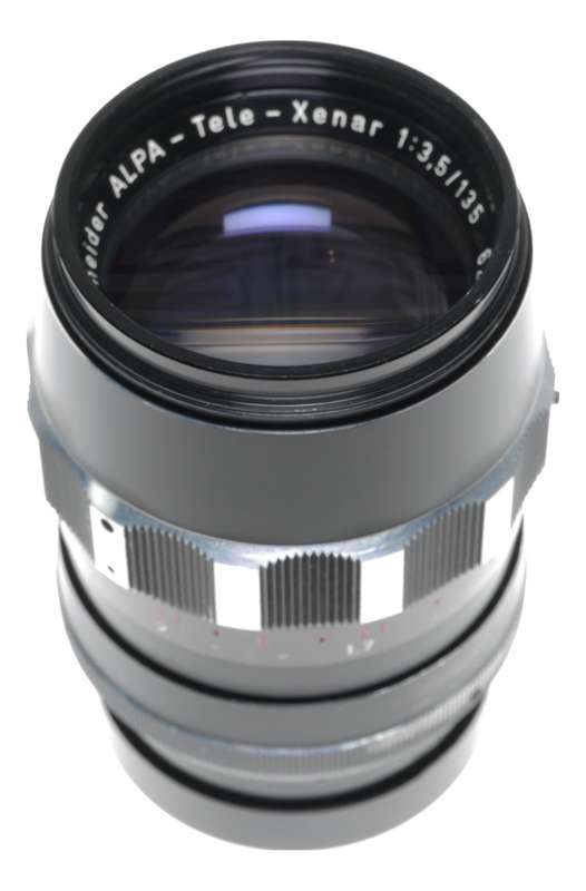 Alpa-Tele-Xenar 3.5/135 reflex 35mm film camera Schneider lens