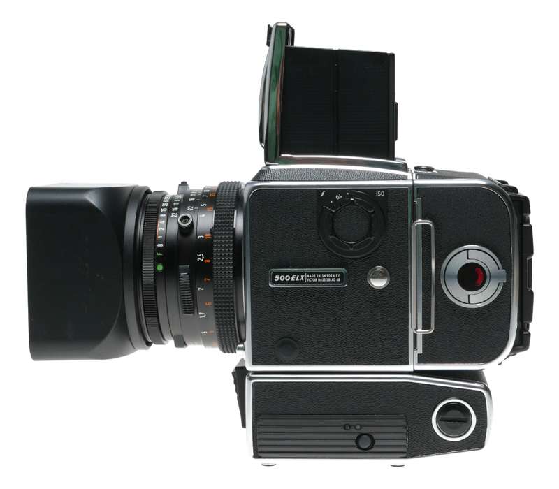 500 ELX Hasselblad camera Planar 2.8/80mm Zeiss T lens film kit