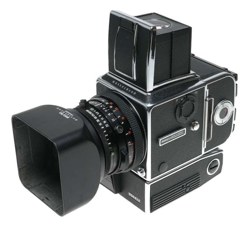 500 ELX Hasselblad camera Planar 2.8/80mm Zeiss T lens film kit