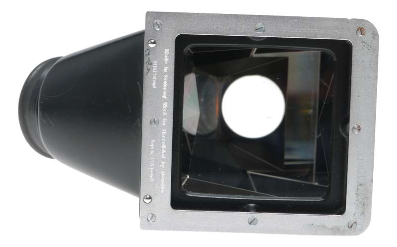 Hasselblad angled prism finder 45 degree back used clean glass fits 500C/M