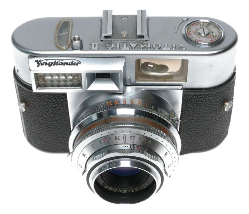 Vitomatic II Voigtlander compact film camera color-Skopar 2.8/50