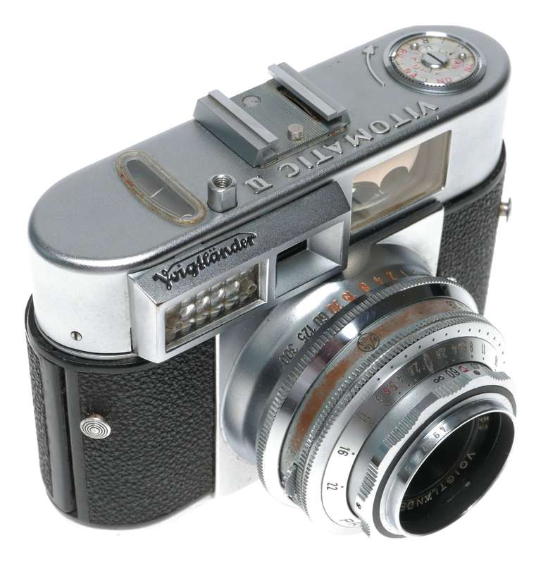 Vitomatic II Voigtlander compact film camera color-Skopar 2.8/50