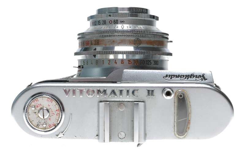 Vitomatic II Voigtlander compact film camera color-Skopar 2.8/50