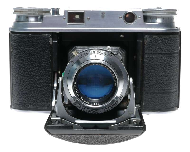 Voigtlander VITO III camera Ultron 2/50 mm Just serviced folding camera