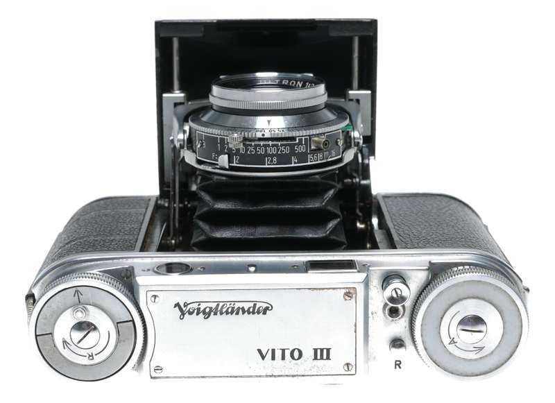Voigtlander VITO III camera Ultron 2/50 mm Just serviced folding camera