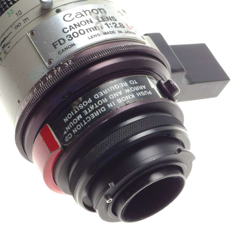 CANON BNC LENS FD 300mm 1:2.8 L SUPER FAST CAMERA LENS KIT BROAD CAST CASE XTRAS