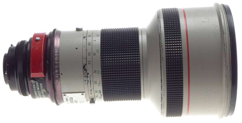 CANON BNC LENS FD 300mm 1:2.8 L SUPER FAST CAMERA LENS KIT BROAD CAST CASE XTRAS