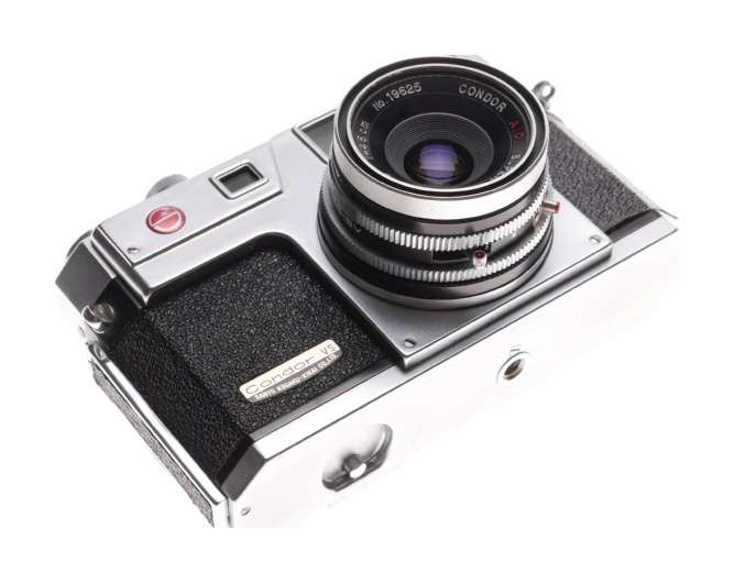 Nikon S2 copy camera Condor VS camera Super-Delta 1:2:8 f=45mm