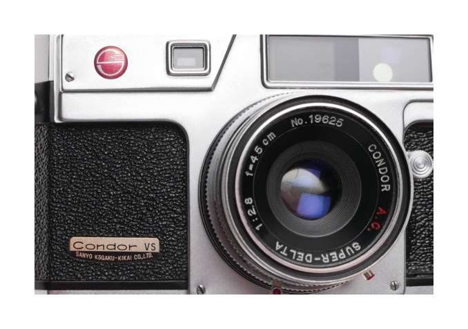 Nikon S2 copy camera Condor VS camera Super-Delta 1:2:8 f=45mm