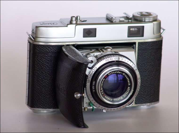 KODAK RETINA IIC XENON 2.8/50mm SCHNEIDER LENS CASED EX