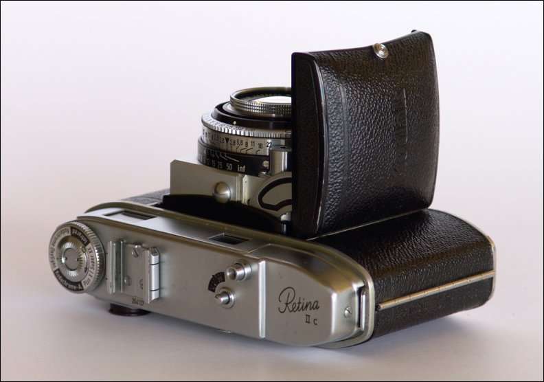 KODAK RETINA IIC XENON 2.8/50mm SCHNEIDER LENS CASED EX