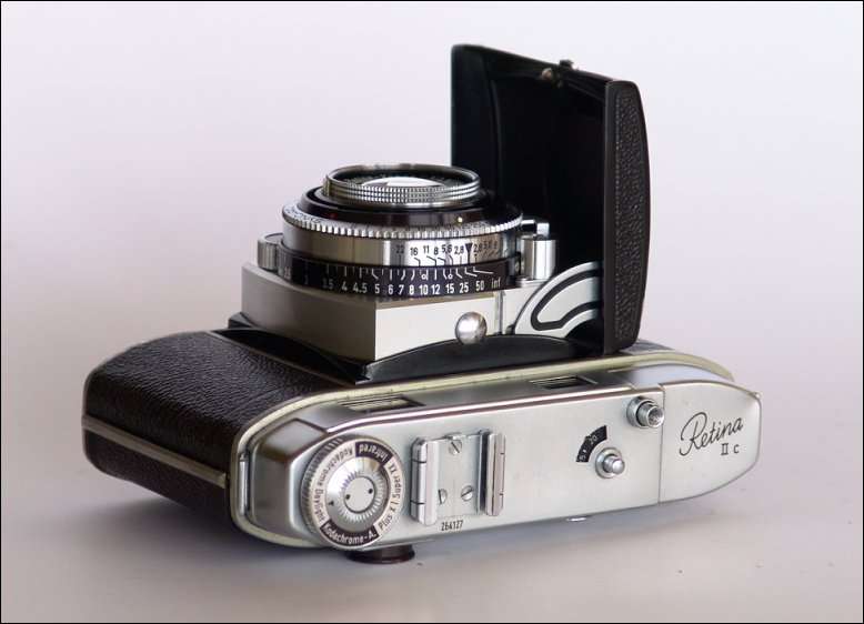 KODAK RETINA IIC XENON 2.8/50mm SCHNEIDER LENS CASED EX