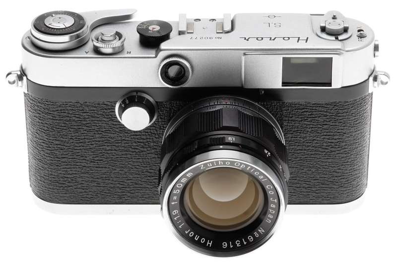 HONOR SL RANGE FINDER LEICA COPY CAMERA ZUIHO 1:1.9 f=50mm LENS ULTRA RARE MINT-