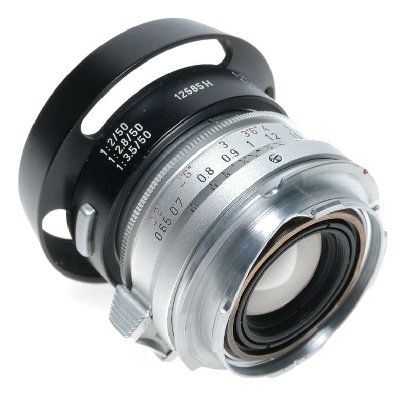 Leica Summicron 1:2/35 silver 8 element 35mm lens GERMANY M39 SAMWO