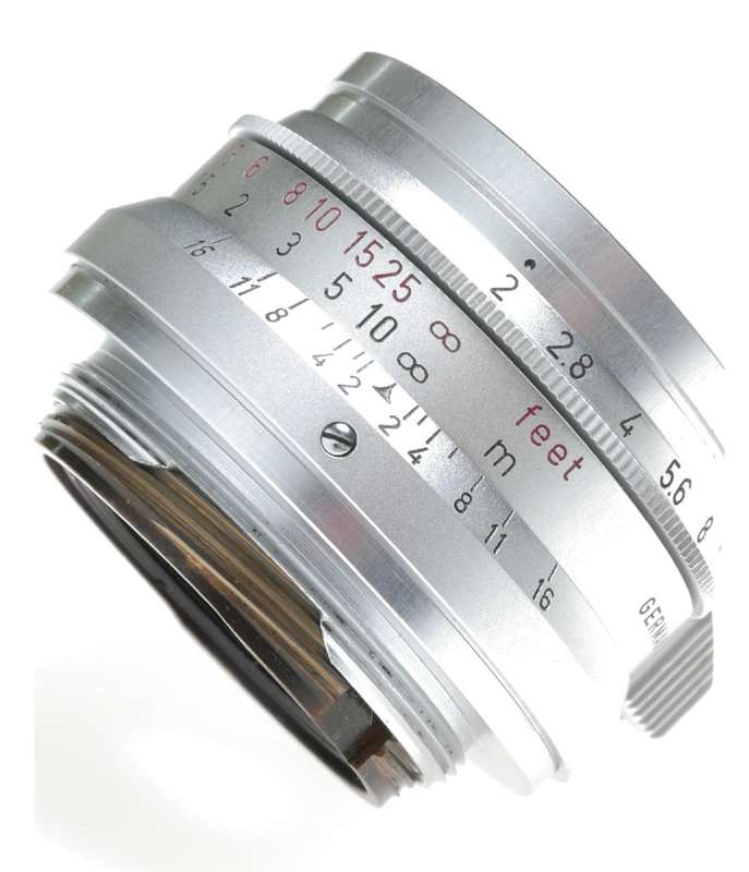 Leica Summicron 1:2/35 silver 8 element 35mm lens GERMANY M39 SAMWO