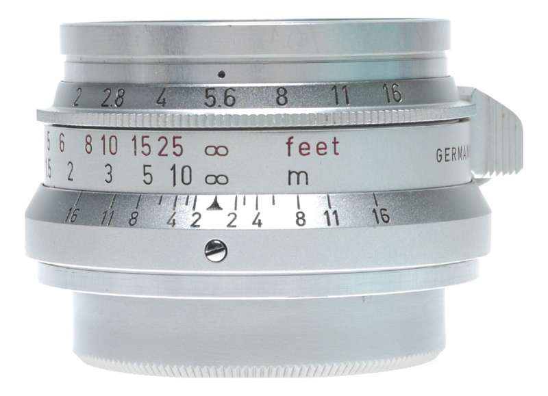 Leica Summicron 1:2/35 silver 8 element 35mm lens GERMANY M39 SAMWO