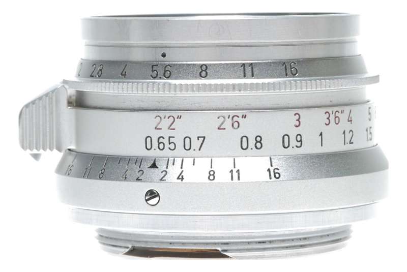 Leica Summicron 1:2/35 silver 8 element 35mm lens GERMANY M39 SAMWO