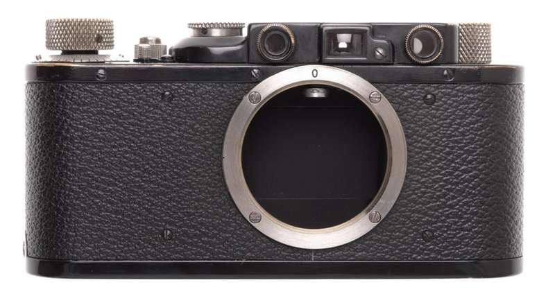 BLACK LEICA II (D) RANGEFINDER M39 NICKLE LEITZ WIDE ANGLE ELMAR 3.5 f=5cm LENS